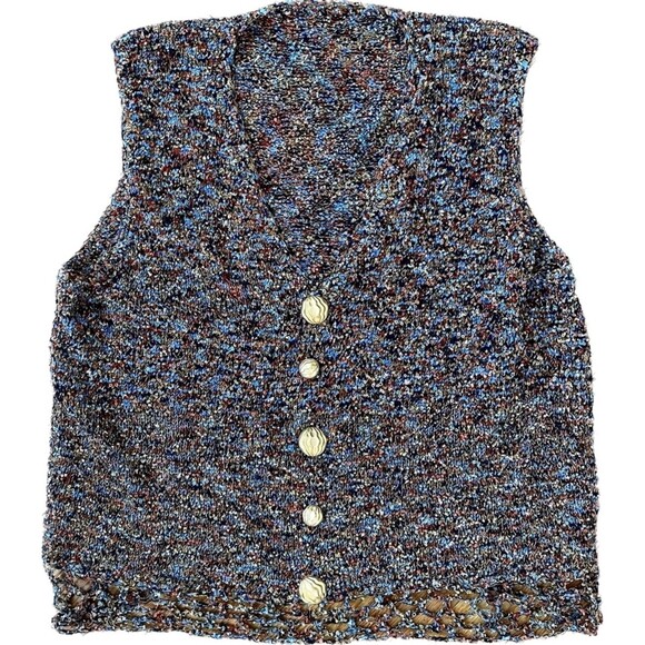 Handmade Vintage Women's Sweater Vest - Picture 1 of 5